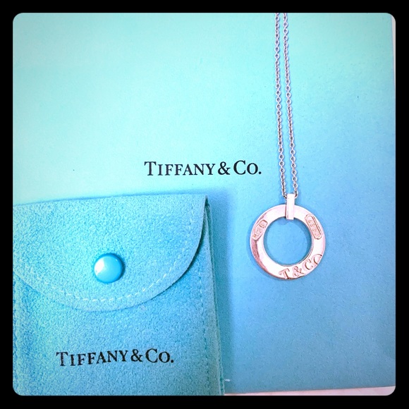 Tiffany & Co. Accessories - TIFFANY & CO Sterling Silver 1837 Circle Necklace